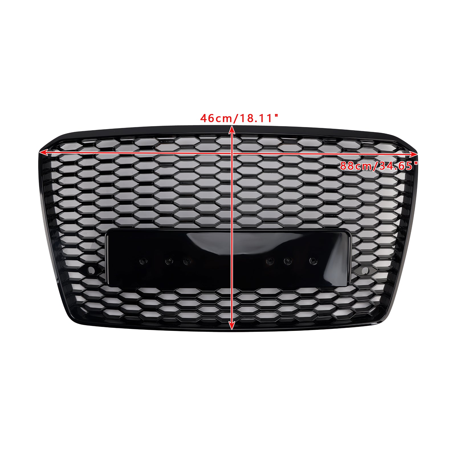 2015-2017 Audi A8 S8 RS8 Style Front Bumper Grille Honeycomb Grill Black