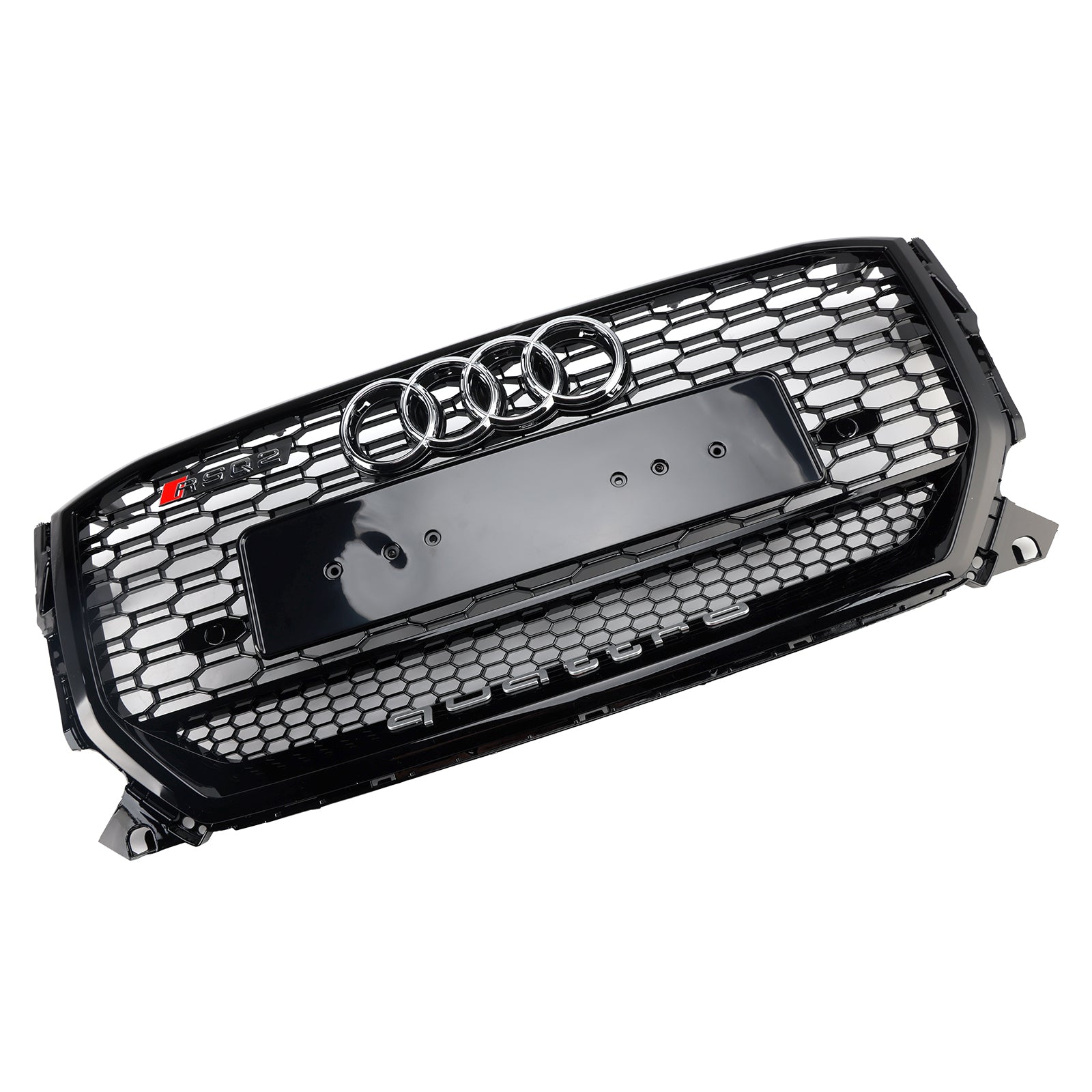 2016-2020 Audi Q2 Pre-Facelift Gloss Black Front Honeycomb Grille Grill