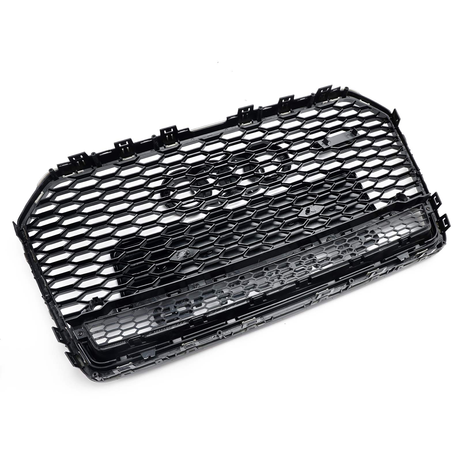 2016-2018 Audi A6 (C7) C7PA Facelift RS6 Style Honeycomb Mesh Front Grill Grille Black