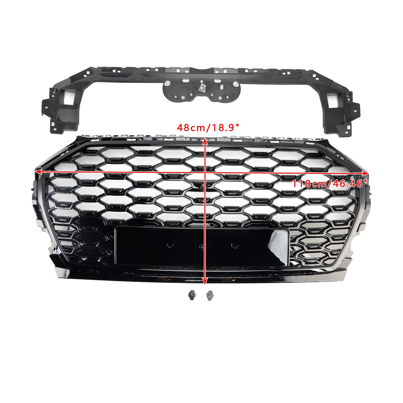 2021-2025 Audi Q5 SQ5 RSQ5 Style Front Honeycomb Mesh Grill Grille