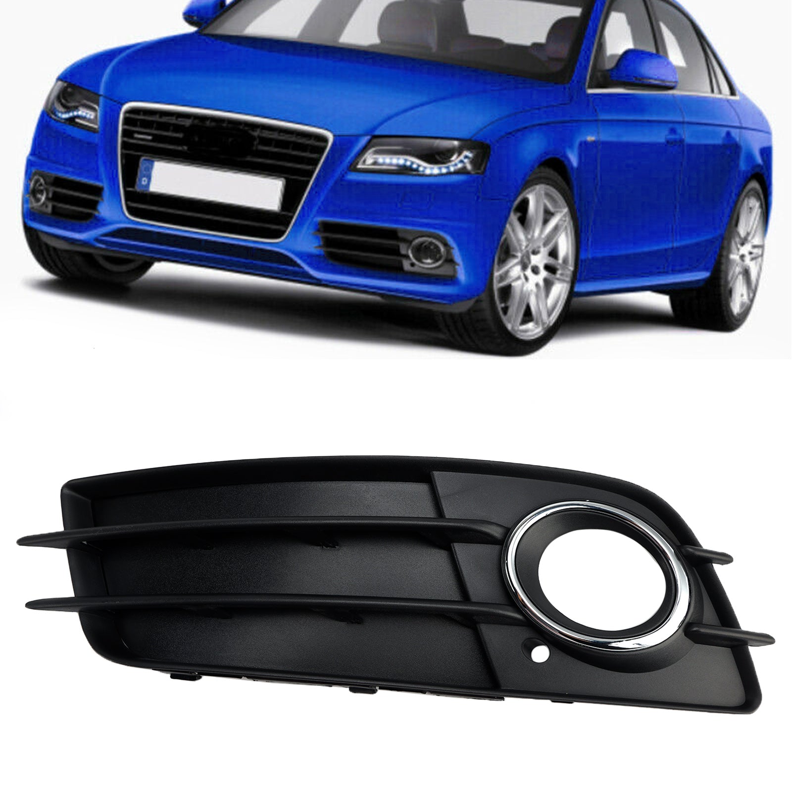 2008-2012 Audi A4 B8 S-Line S4 Car Left Side Fog Light Grille Cover