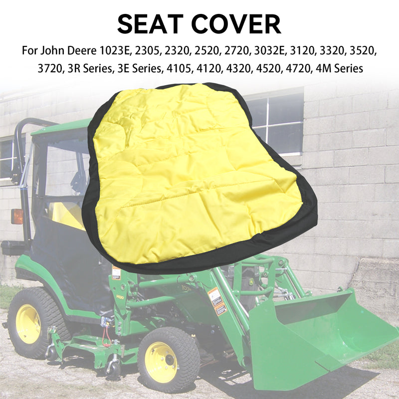 Funda para asiento de tractor utilitario compacto de 18" LP95233 compatible con John Deere grande