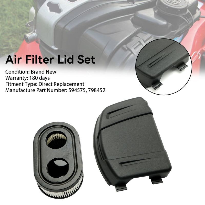 Tapa del filtro de aire para cortacésped 594575 compatible con B &amp; S 650EXI 675EXI 675IS 798452