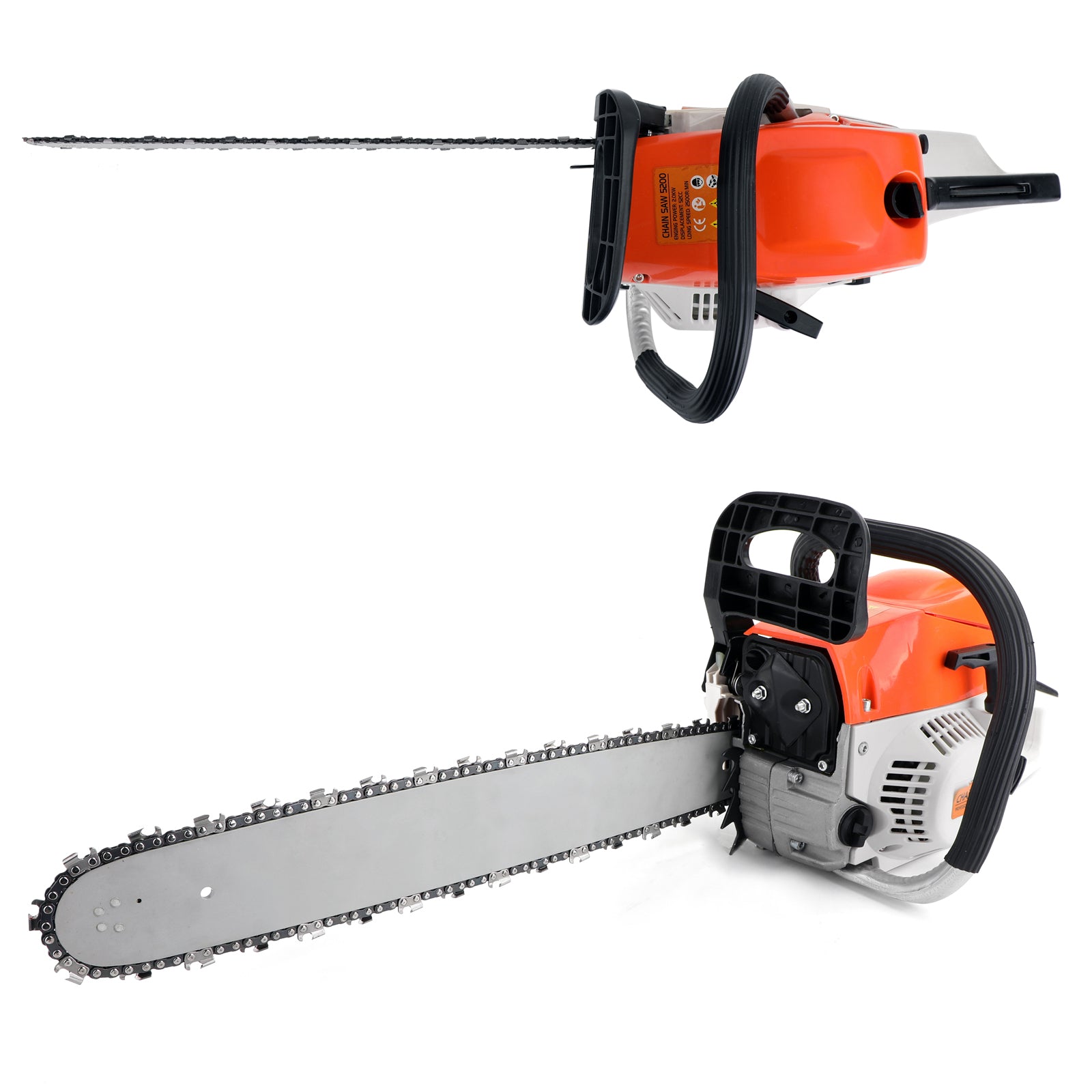 20'' 52CC Best Gasoline Chainsaws Cutting Wood Aluminum Chain Saws for Sale