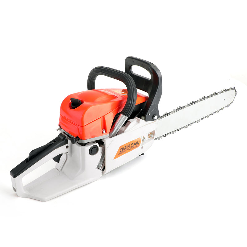 22'' 52CC Chain Saw Cutting Wood Aluminum Chain Saws Best Gasoline Chainsaws Red for Sale