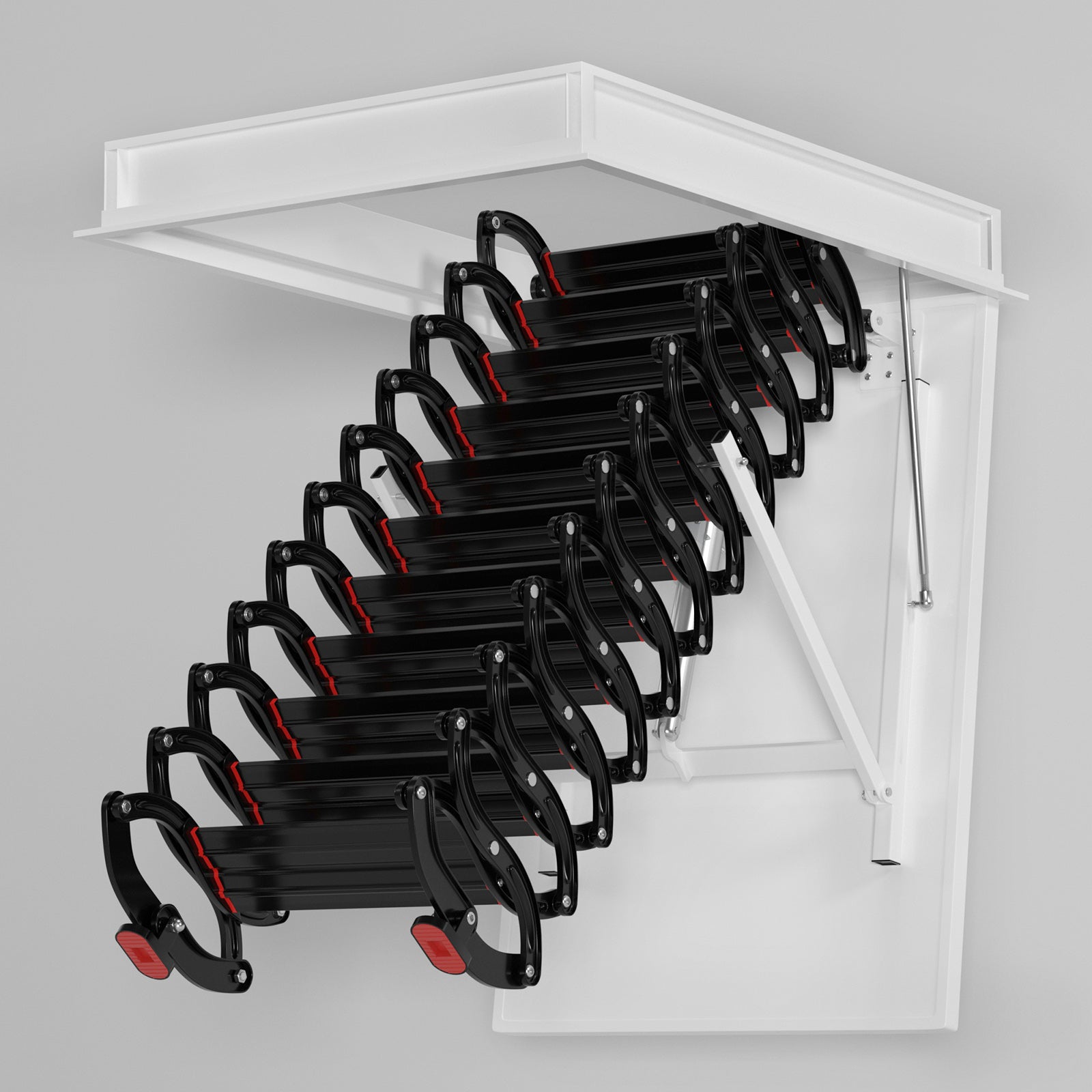 11 Steps Black Loft Folding Electirc Attic Ceiling Ladder Stairs 31.5*43.31" Australian Standard Plug