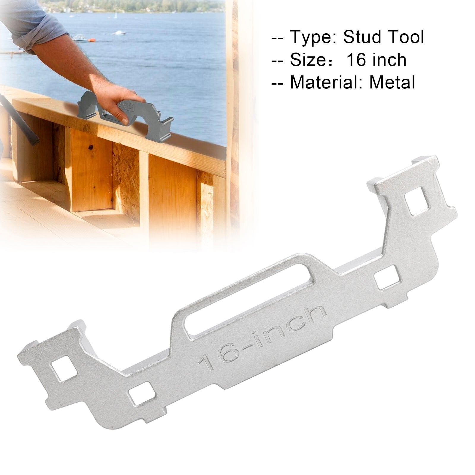 Stud Tool Framing Precision Layout Inch 16/16/24 Wall On-Center Tools Master