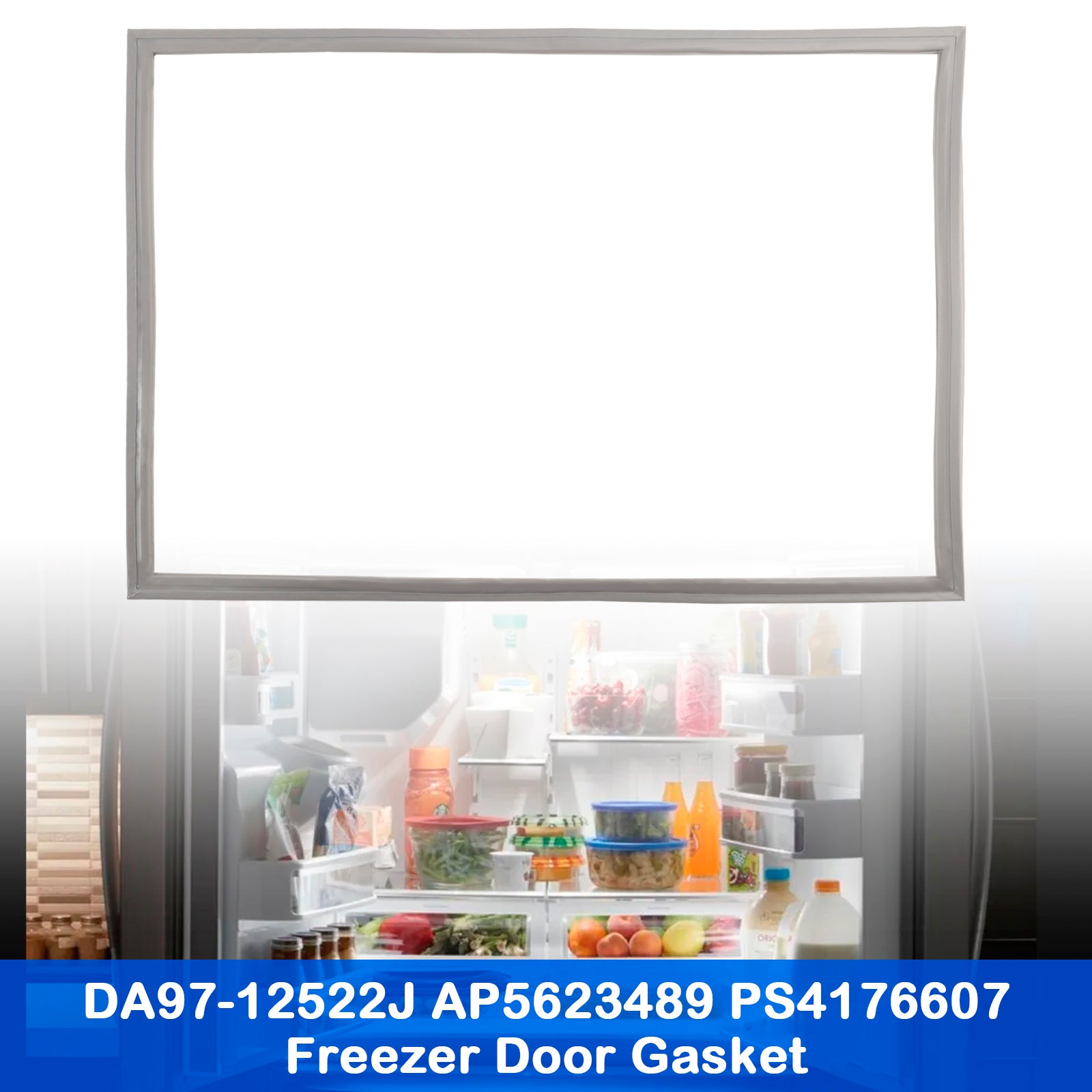 DA97-12522J Freezer Door Gasket for Samsung Refrigerator AP5623489 PS4176607