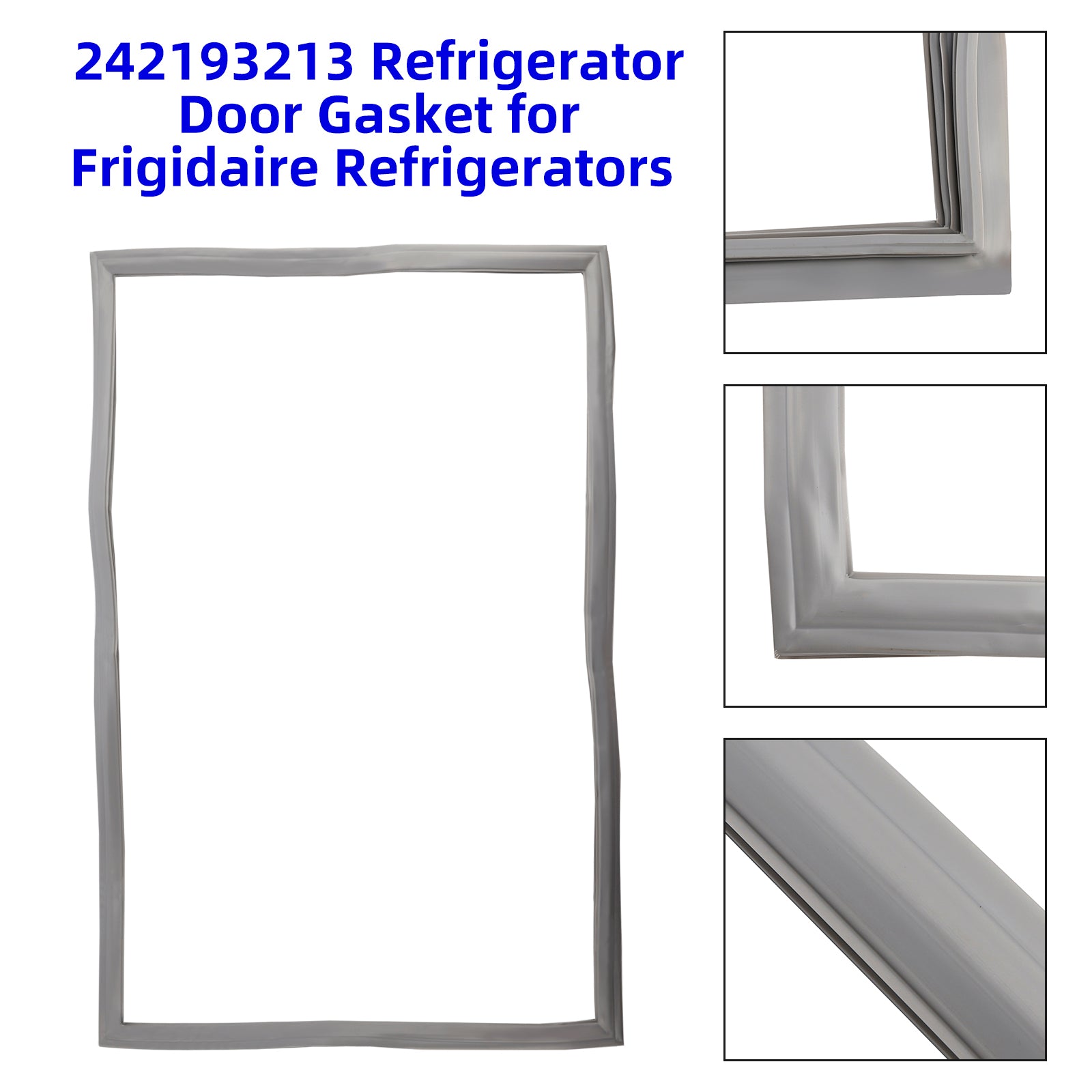 241872513 Refrigerator Door Gasket Fors Fri-gidaire Kenmore 242193213 5304439521