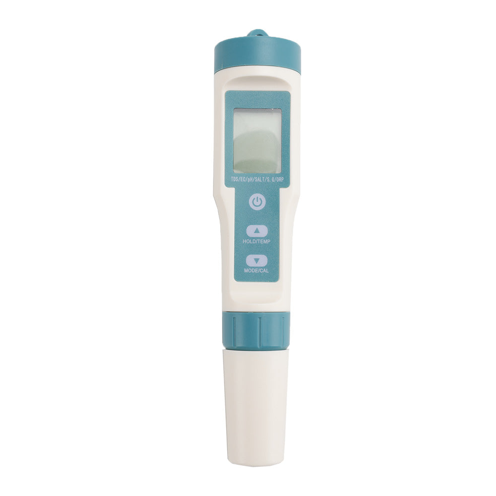 7 en 1 Digital Salinity PH TDS TEMP SG EC ORP Tester Medidor de monitor de calidad del agua