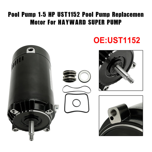 Pool Pump 1.5 HP UST1152 Pool Pump Replacemen Motor For HAYWARD SUPER PUMP