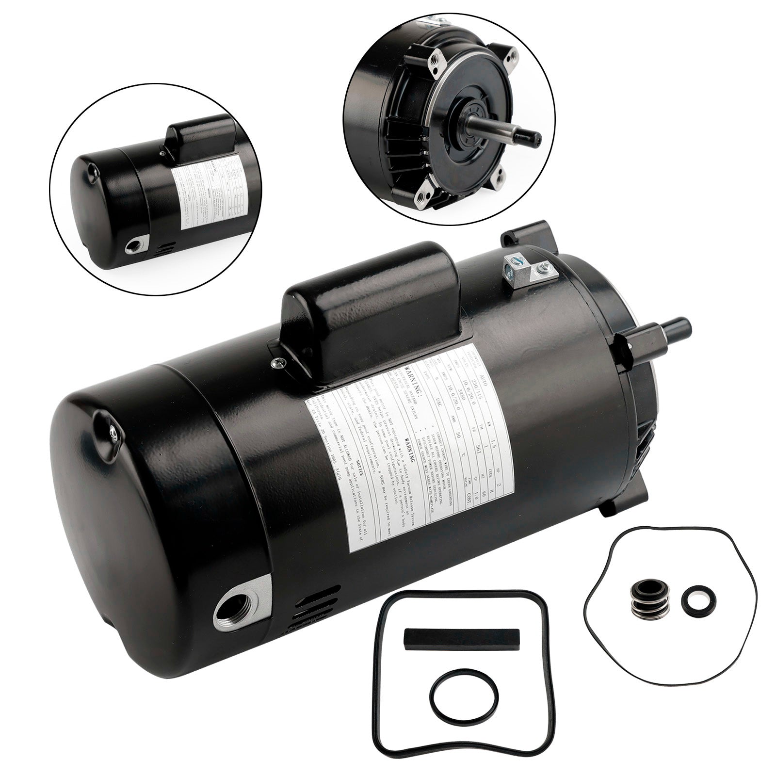 Motor de bomba de piscina SP2615X20 UST1202 para Hayward Super Pump 2 HP con GO-KIT-3