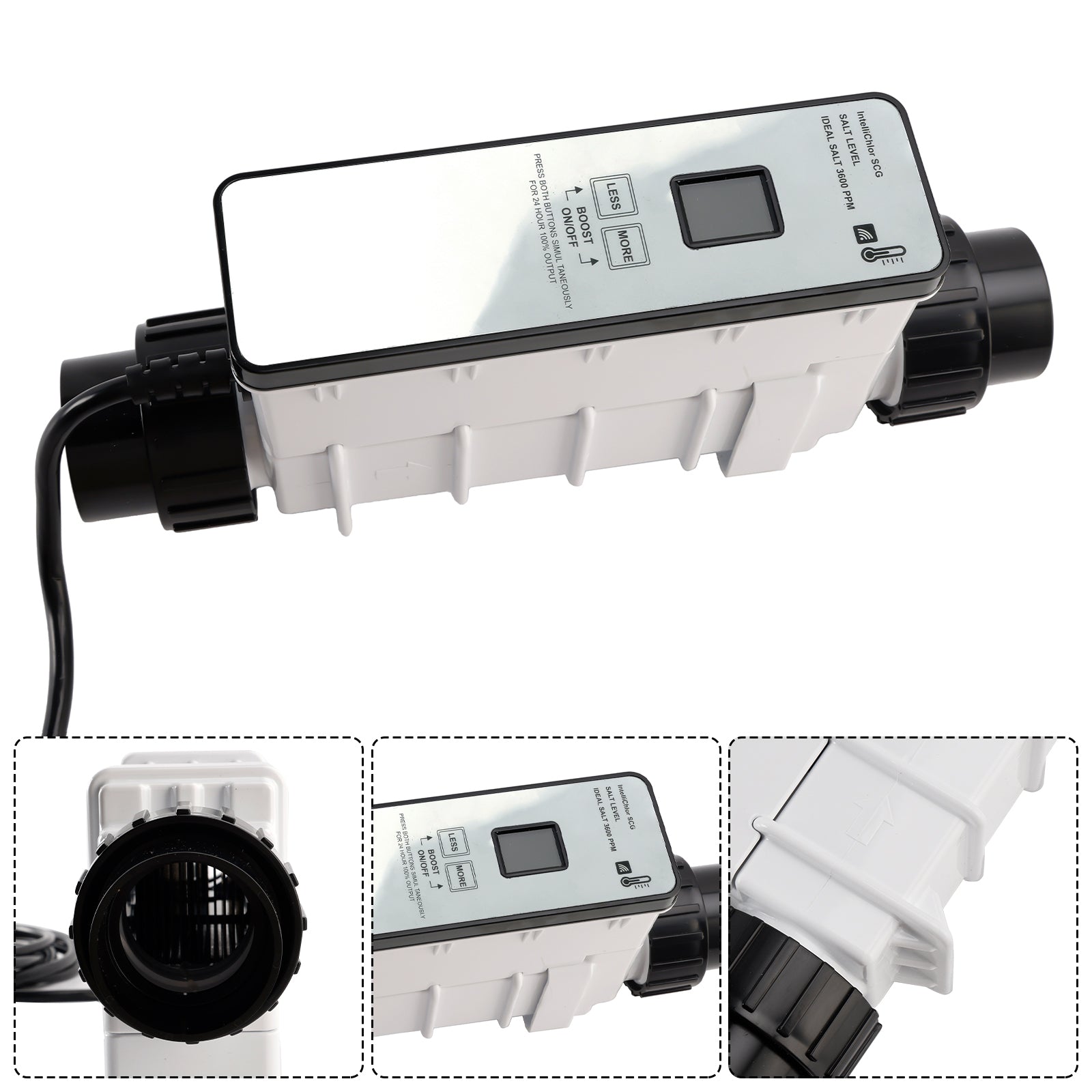 IC40 EC-520555 Replacement Salt Cell Chlorine Generator for In-Ground Pools Up