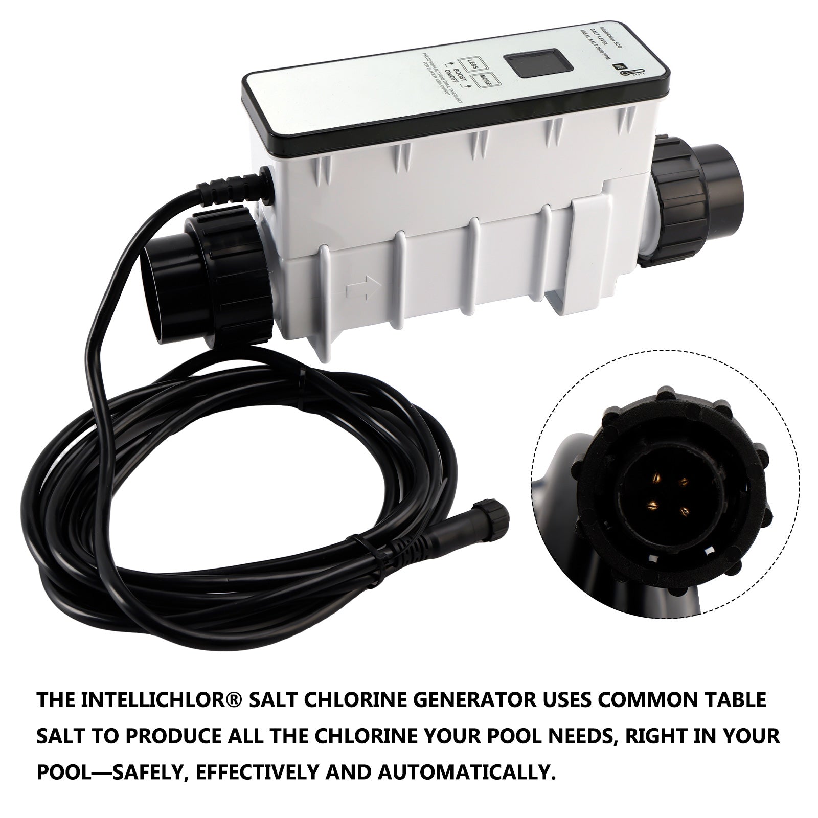IC20 EC-520554 Salt Chlorinator Sanitizer 20,000-gallon Saltwater Pool