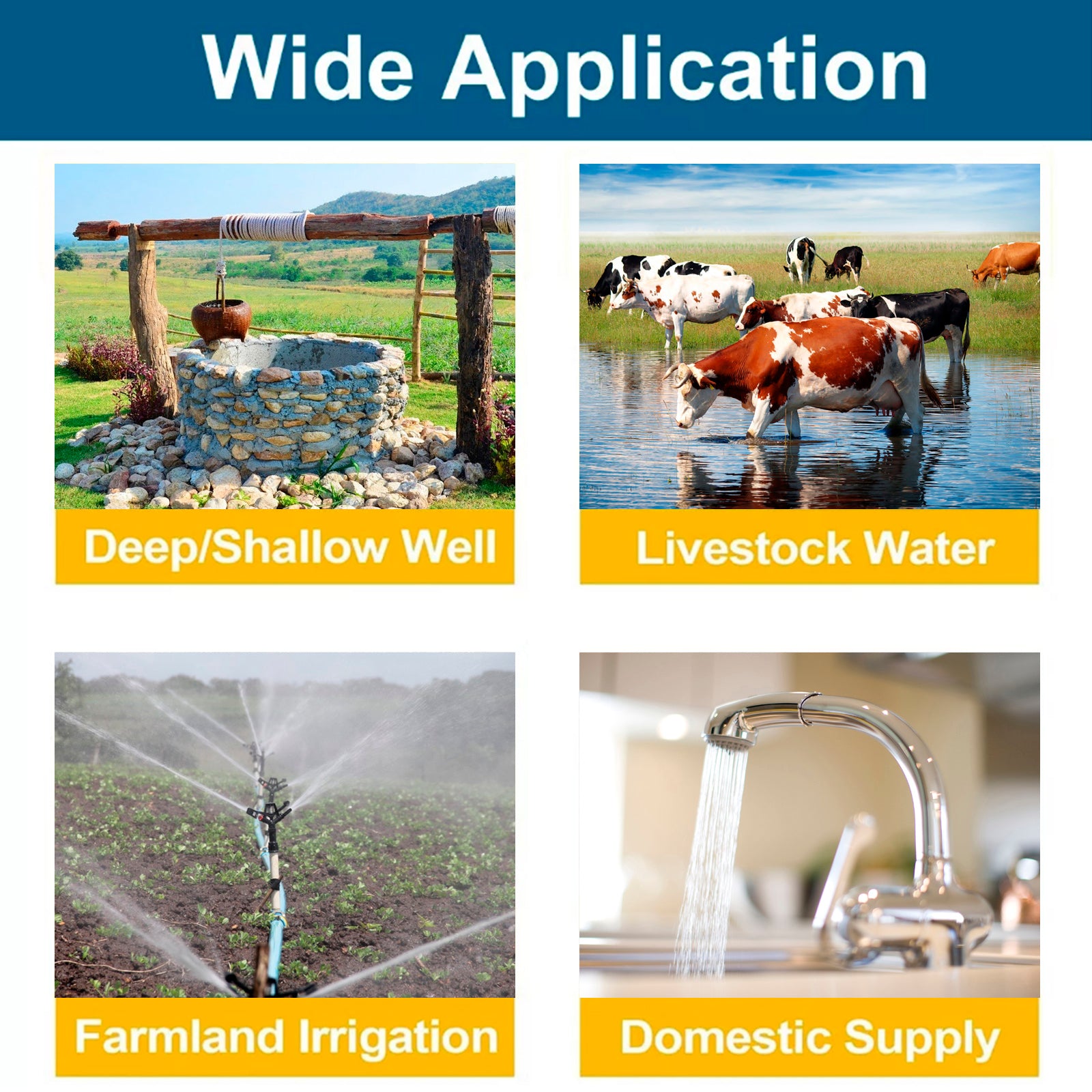 3" 600W Solar Submersible Pump 48V DC Deep Well Pump with MPPT Controller, 197ft Head, 1452 GPH Flow for Farm, Garden, Pool, Industrial Use