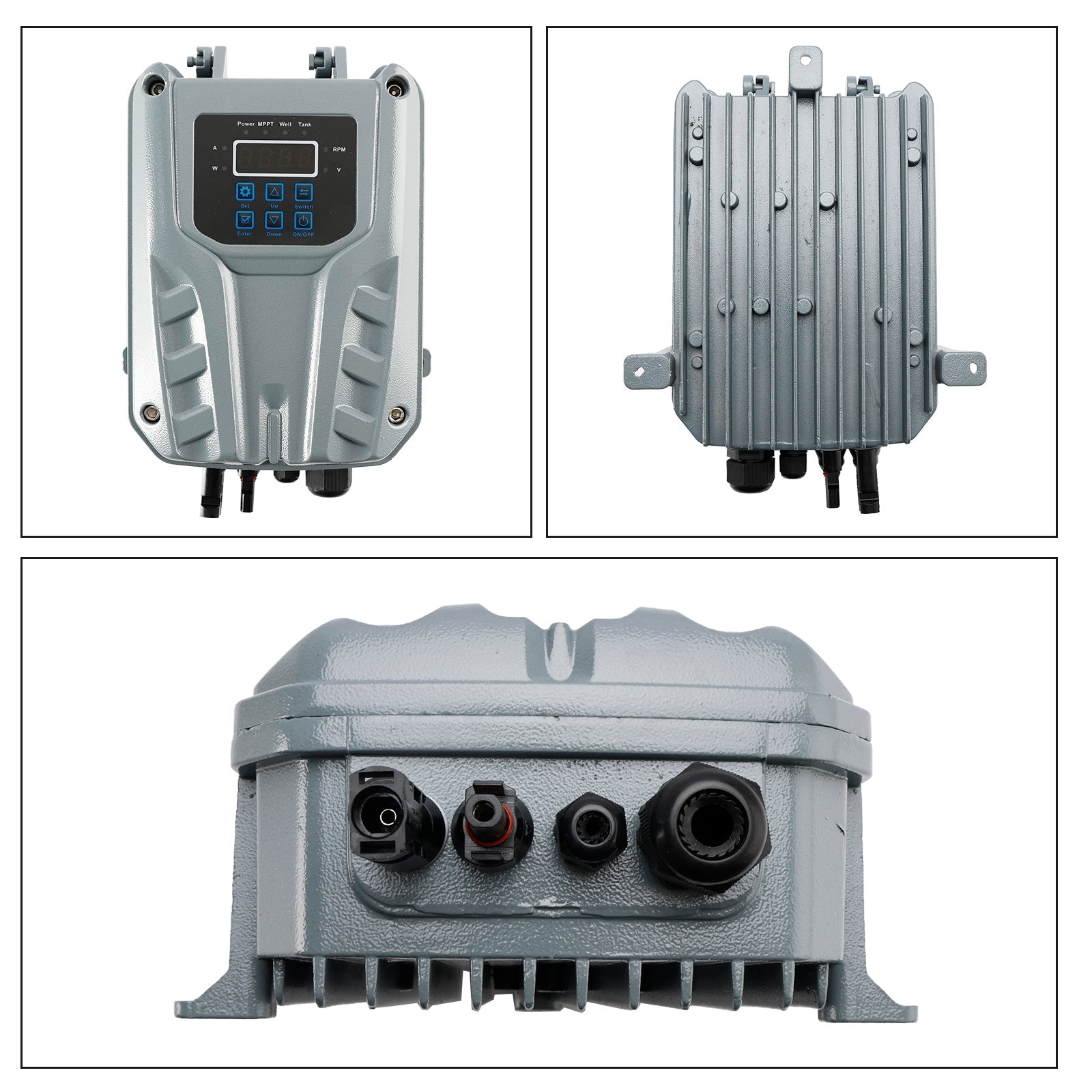 3" 600W Solar Pump Submersible Pump Bore DC 48V Impeller Pump + MPPT Controller