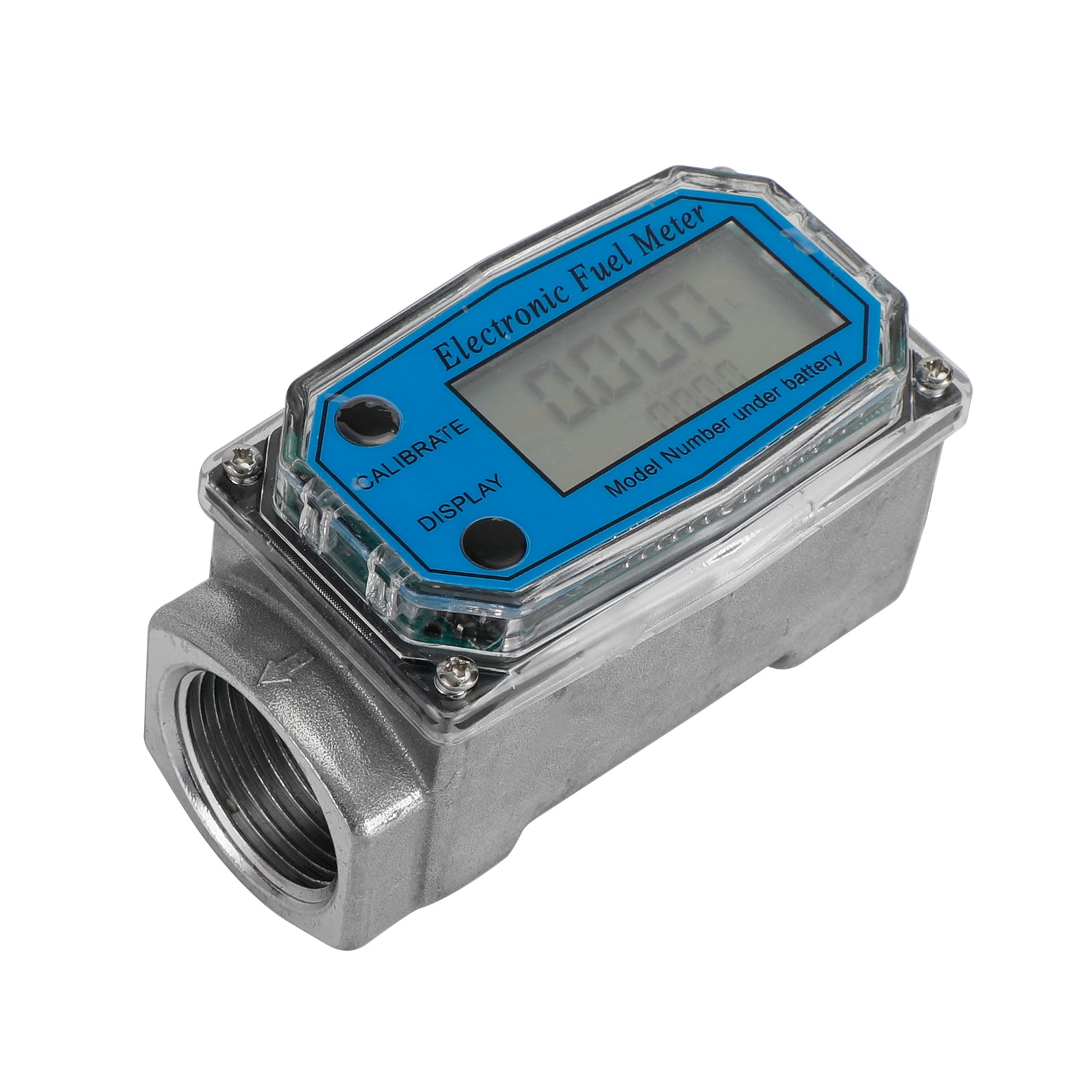 Turbine Digital Diesel Fuel Flow Meter Oval Gear Flow Gauge BSPT/NPT