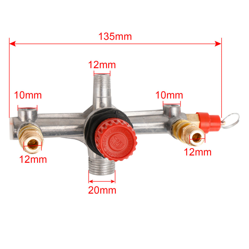 ضاغط الهواء مفتاح التحكم في الضغط صمام المنوع منظم قياس الجزء المناسب