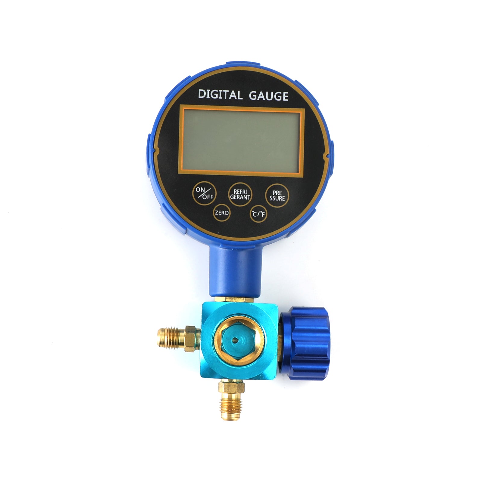 Refrigeration HVAC Digital Pressure Gauge Single Manifold Gauge