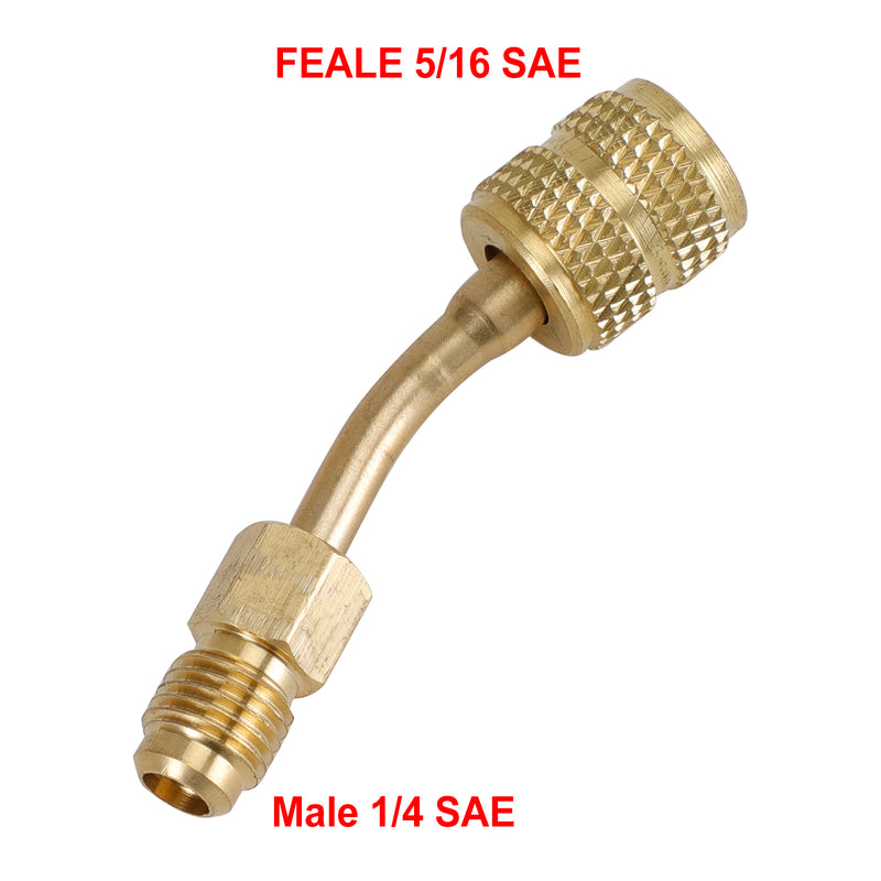 1/4 SAE إلى 5/16 SAE R410a محول محول مكيف نموذج المحول