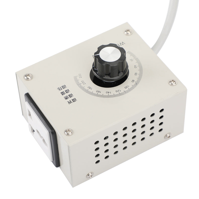 4000W AC 220V Variable Voltage Controller for Fan Speed Motor Dimmer AU plug