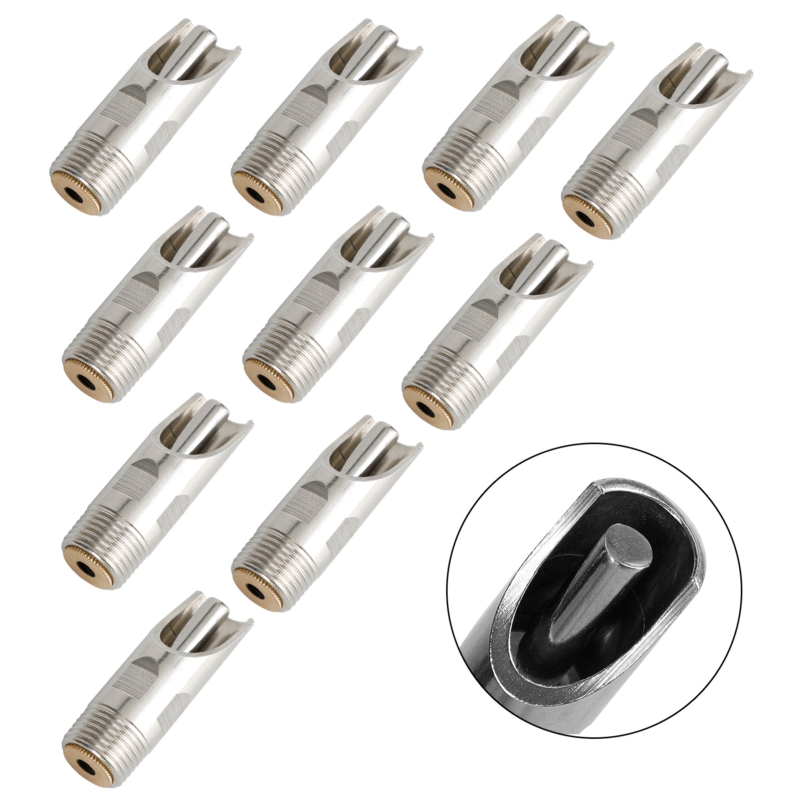 10Pc 1/2" Npt Pig Hog Nipple Drinker Automatic Waterer Feeder Stainless Steel Fedex Express