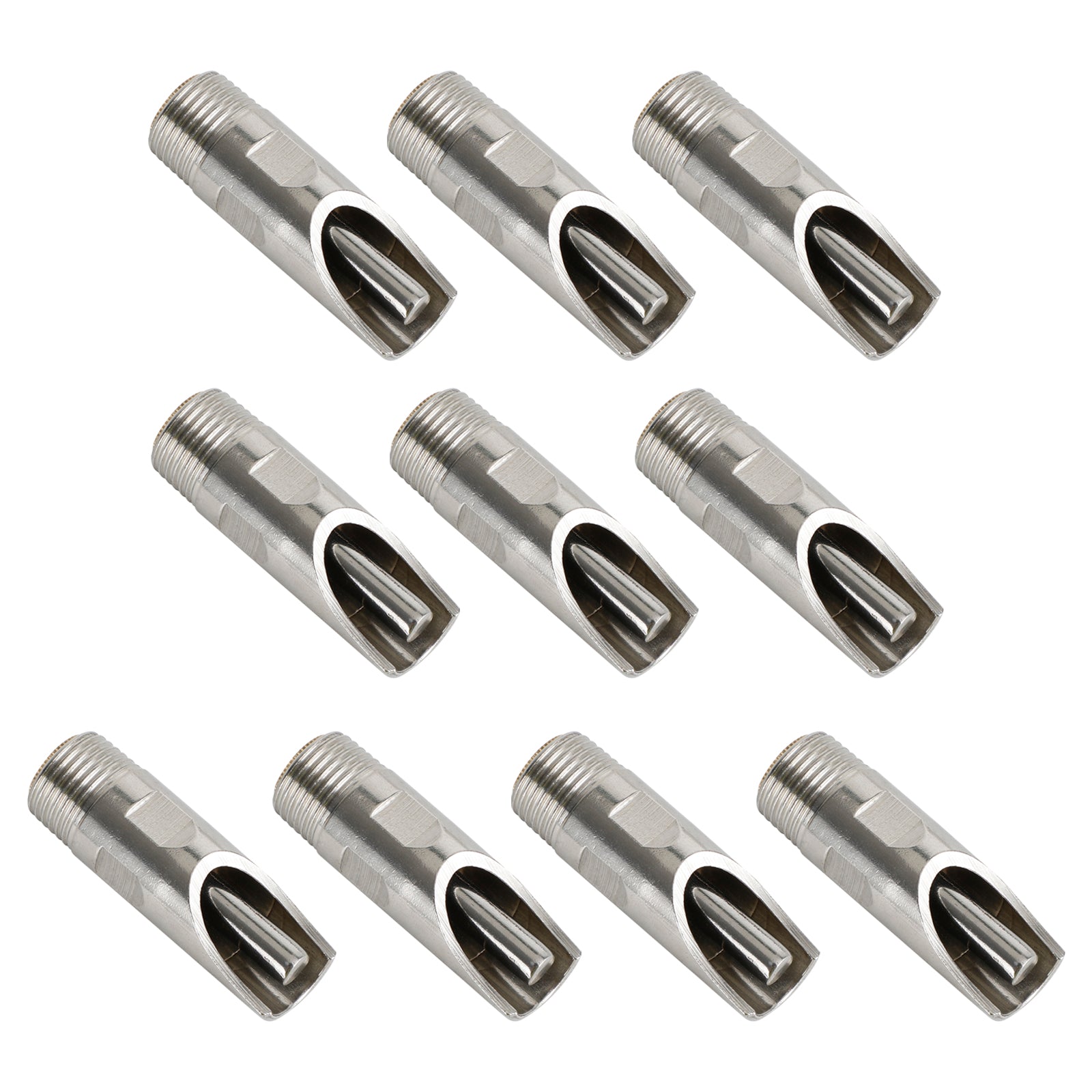 10Pc 1/2" Npt Pig Hog Nipple Drinker Automatic Waterer Feeder Stainless Steel Fedex Express