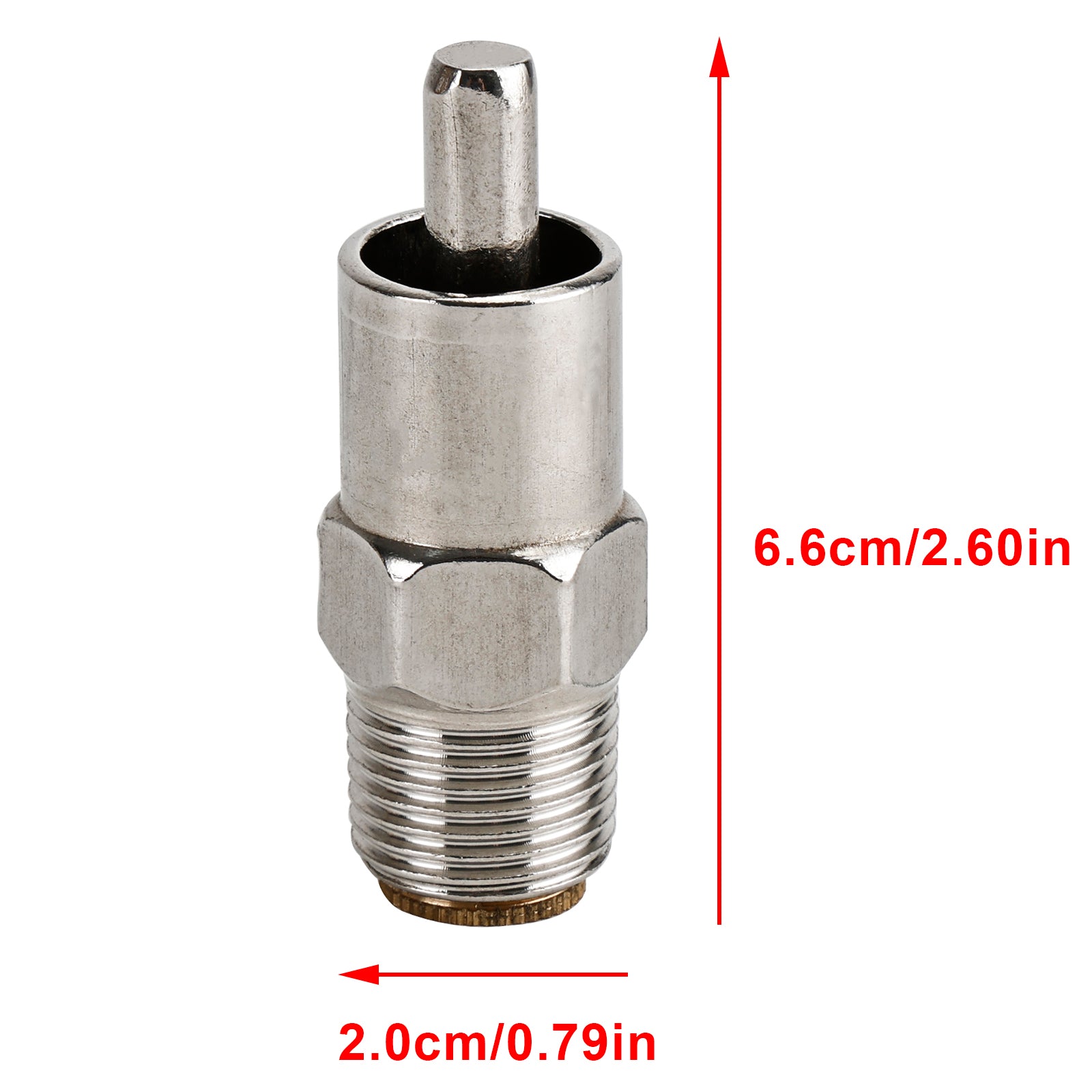 5 قطعة غطاء نحاسي من الفولاذ المقاوم للصدأ 1/2 "NPT التلقائي خنزير الحلمة شارب الساقي