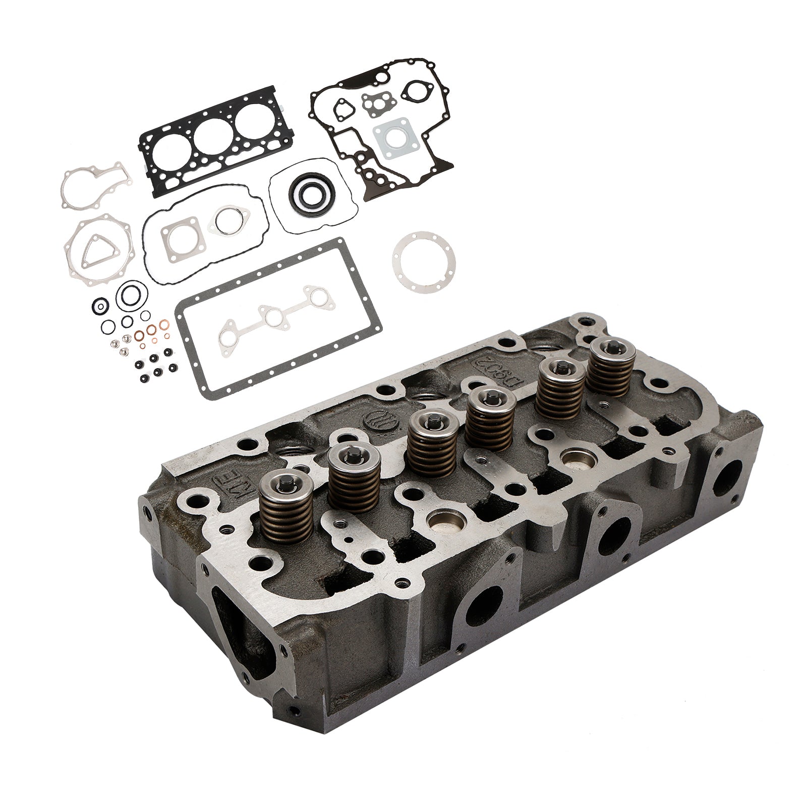 Complete Cylinder Head+Gasket Kit For Kubota D902 RTV900 Tractort 1G962-03045