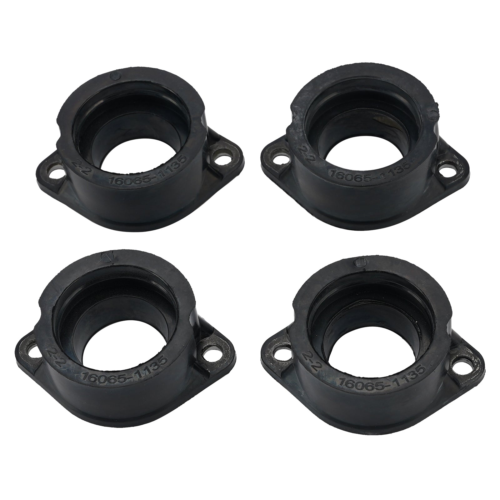 1981-1982 16065-1135 Kawasaki KZ1000 KZ1100 Intake Manifold Boots kit 4 PCS