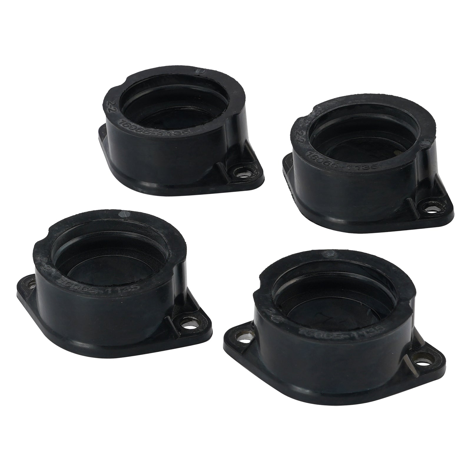 1981-1982 16065-1135 Kawasaki KZ1000 KZ1100 Intake Manifold Boots kit 4 PCS