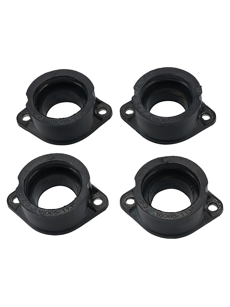 1981-1982 16065-1135 Kawasaki KZ1000 KZ1100 Intake Manifold Boots kit 4 PCS