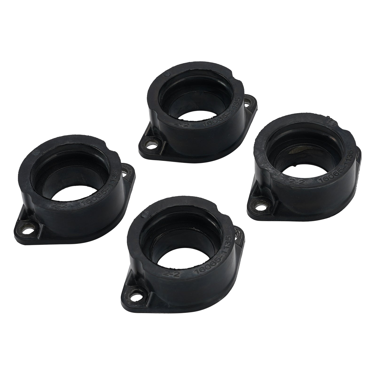 1981-1982 16065-1135 Kawasaki KZ1000 KZ1100 Intake Manifold Boots kit 4 PCS