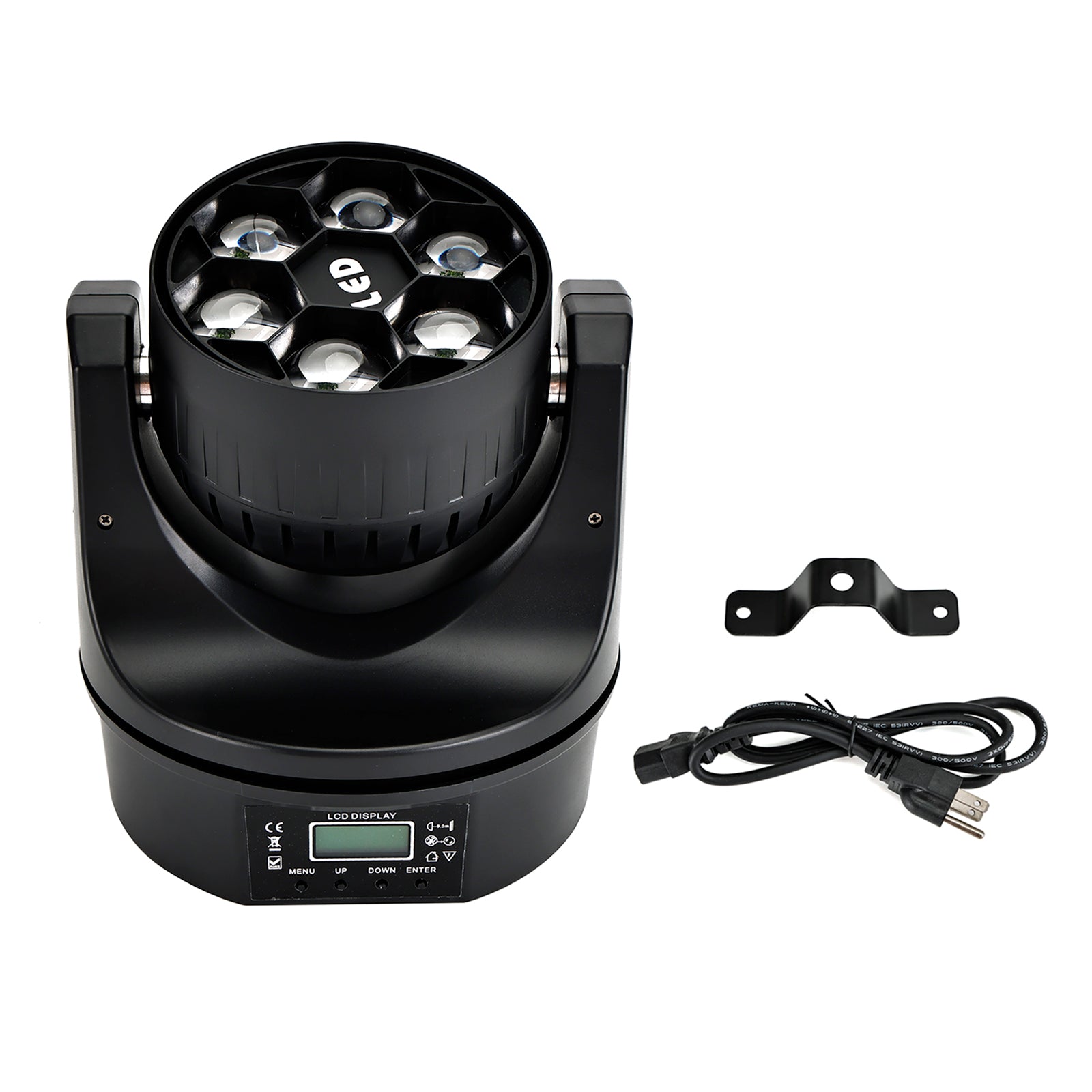 6*15W Bee Eyes LED RGBW haz cabeza móvil Disco DJ Fiesta efecto luz de escenario