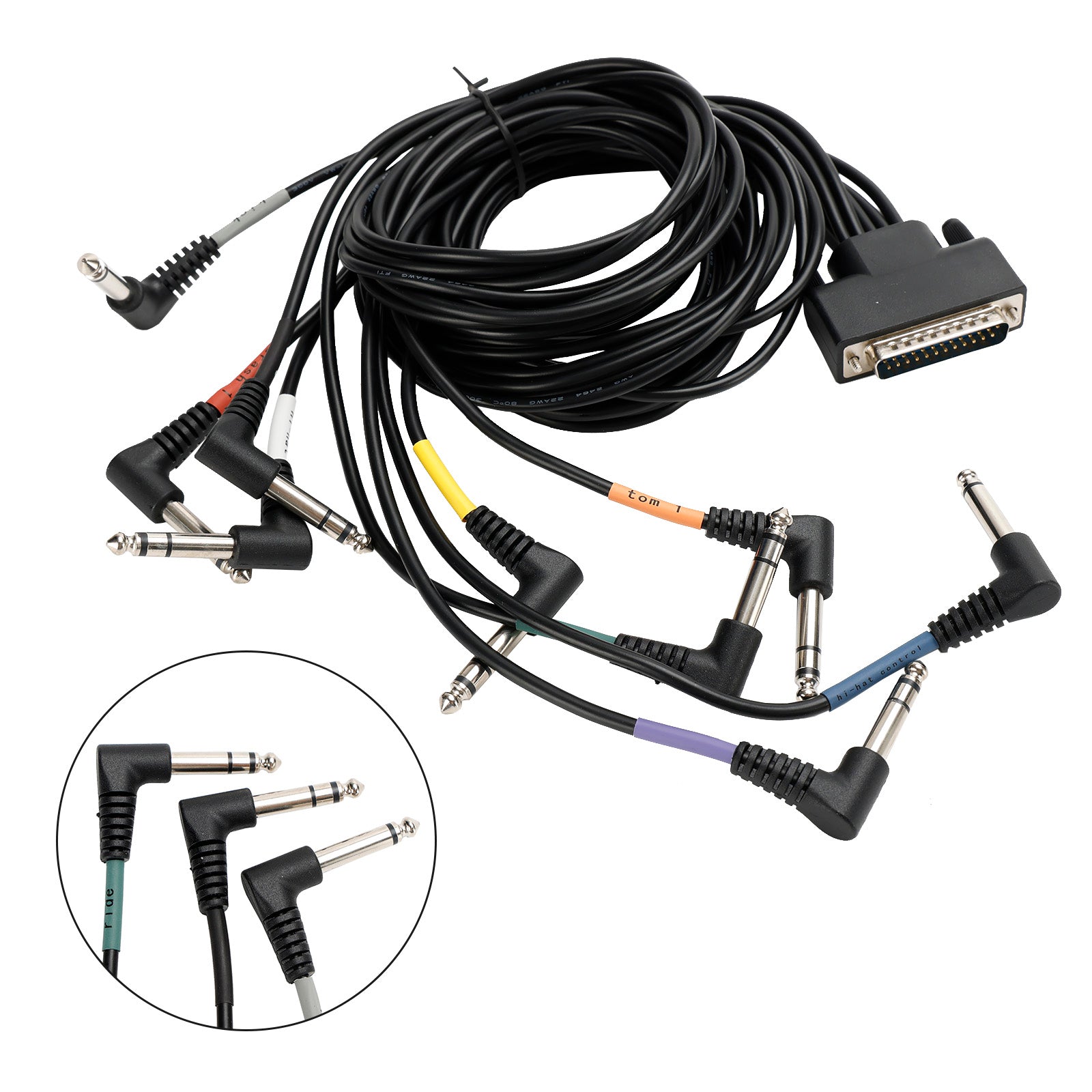 Cable Harness Snake Loom Cord Kit For Crimson Surge Drum Module Turbo Command