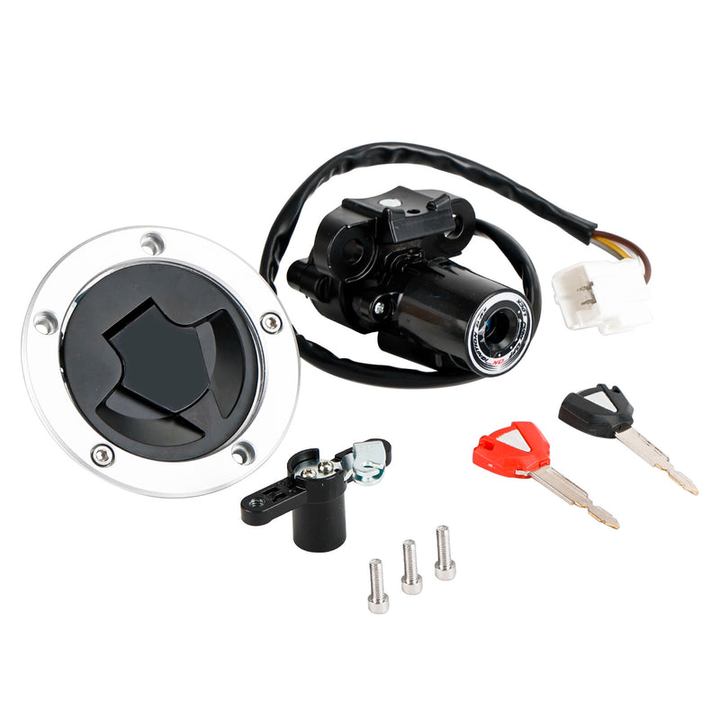 Kawasaki EX650 Ninja 650 2012-2016 Ignition Switch Fuel Tank Cap Seat Lock Set