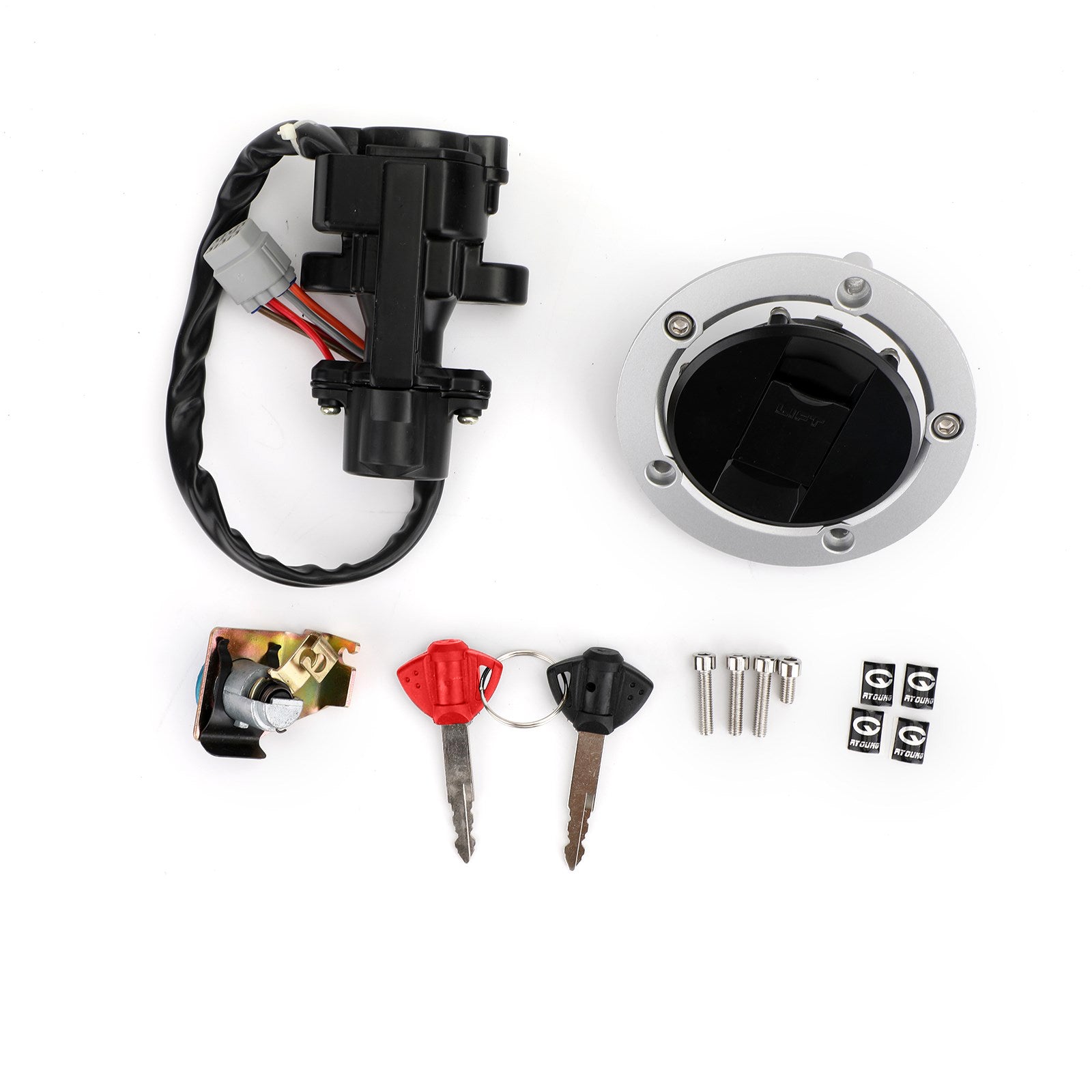 Ignition Switch Fuel Gas Cap Seat Lock Key Kit For Suzuki GSXR GSX-R 1000 05-18 Generic CA Market