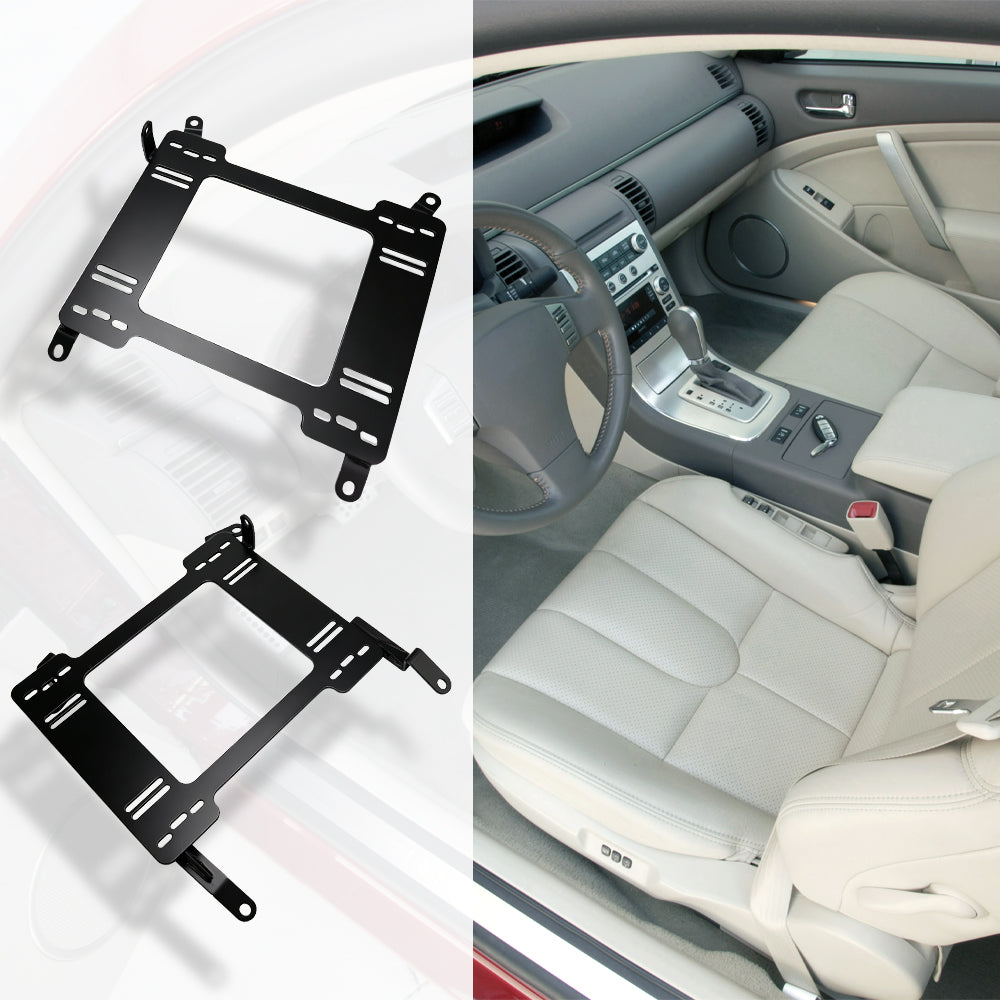 2003-2006 Infiniti G35 2X Low Profile Bracket Rail Seat Brackets Adapter