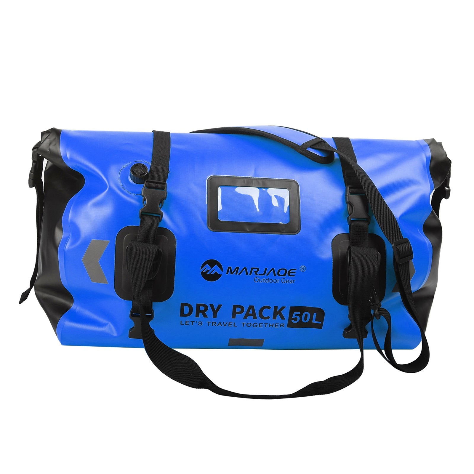 Universal Saddlebag Side Storage Tail Bag Pu Luggage 50L For Motorcycle YellowB