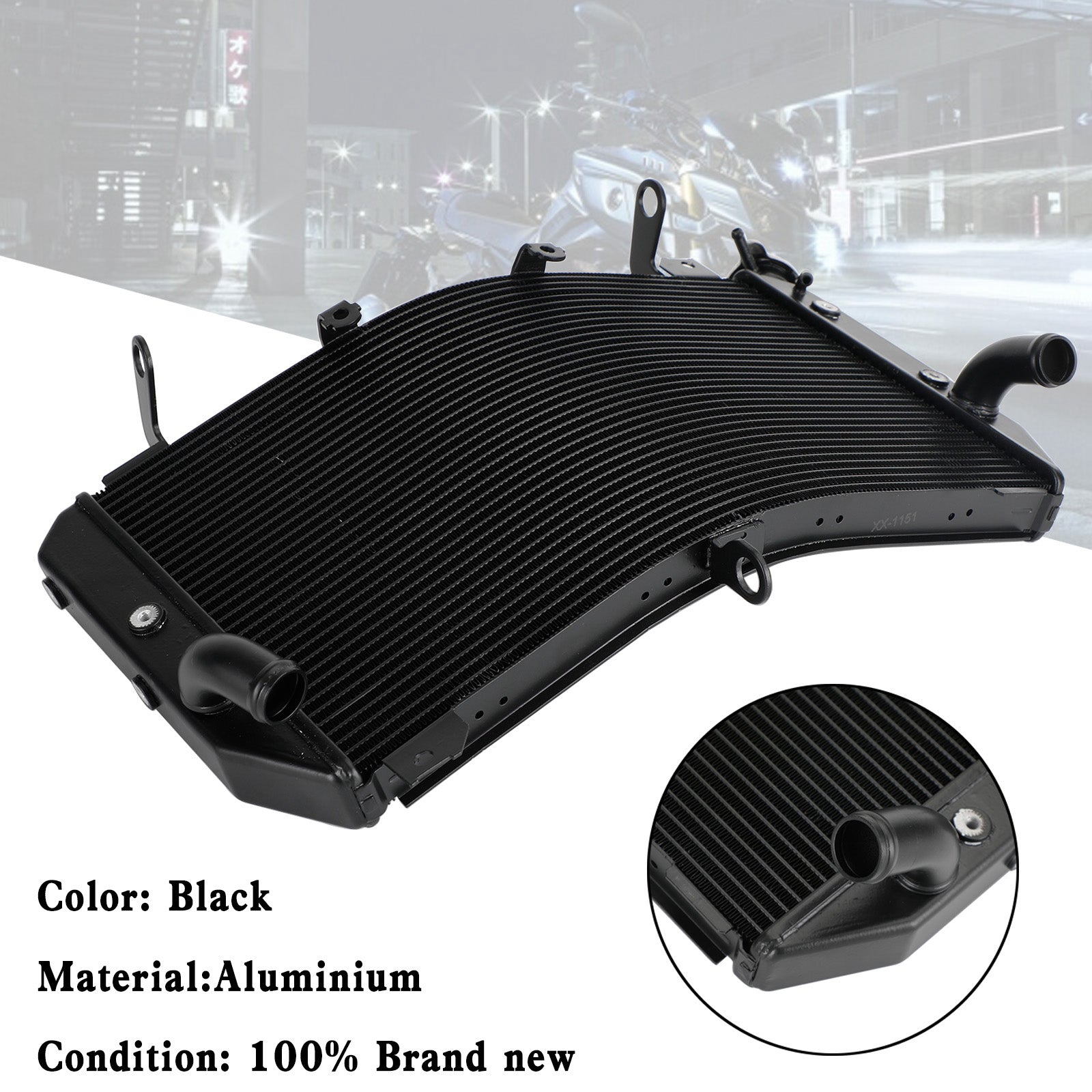 Radiator Cooling Cooler For Yamaha FZ10 MT-10 MTN1000 2016-2021