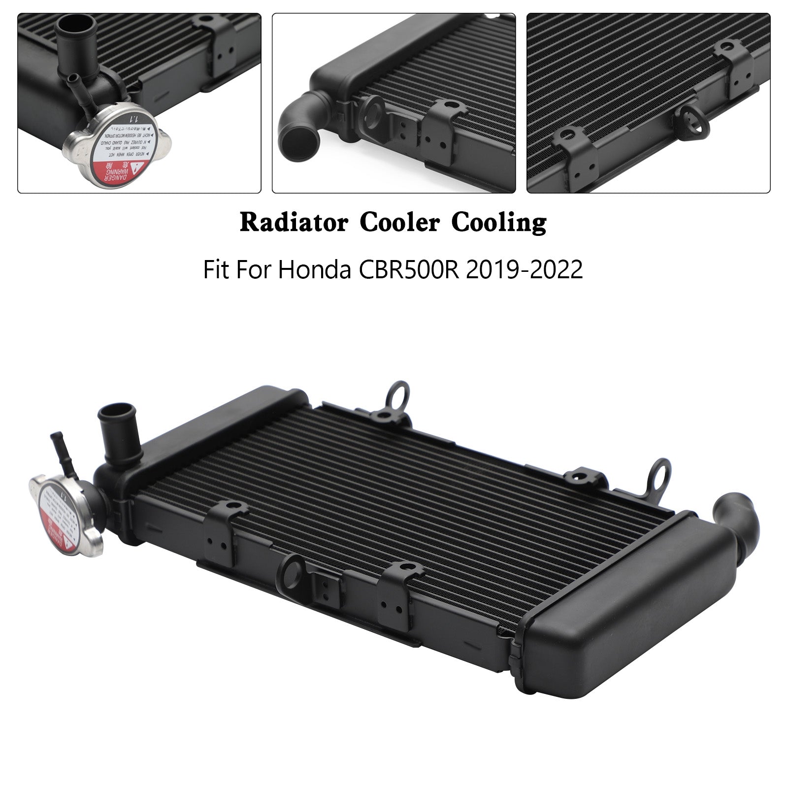 Honda CBR500R CBR 500 R 2019-2022 Aluminum Radiator Cooling Cooler