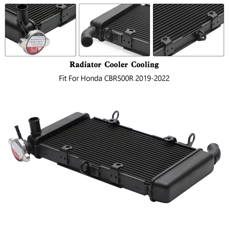 Honda CBR500R CBR 500 R 2019-2022 Enfriador de refrigeración del radiador de aluminio