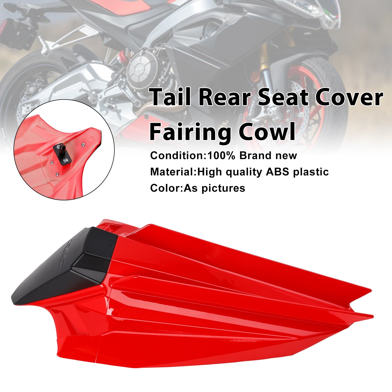 2020-2024 Aprilia RS660 Tuono 660 Rear Seat Cover Fairing Cowl Generic