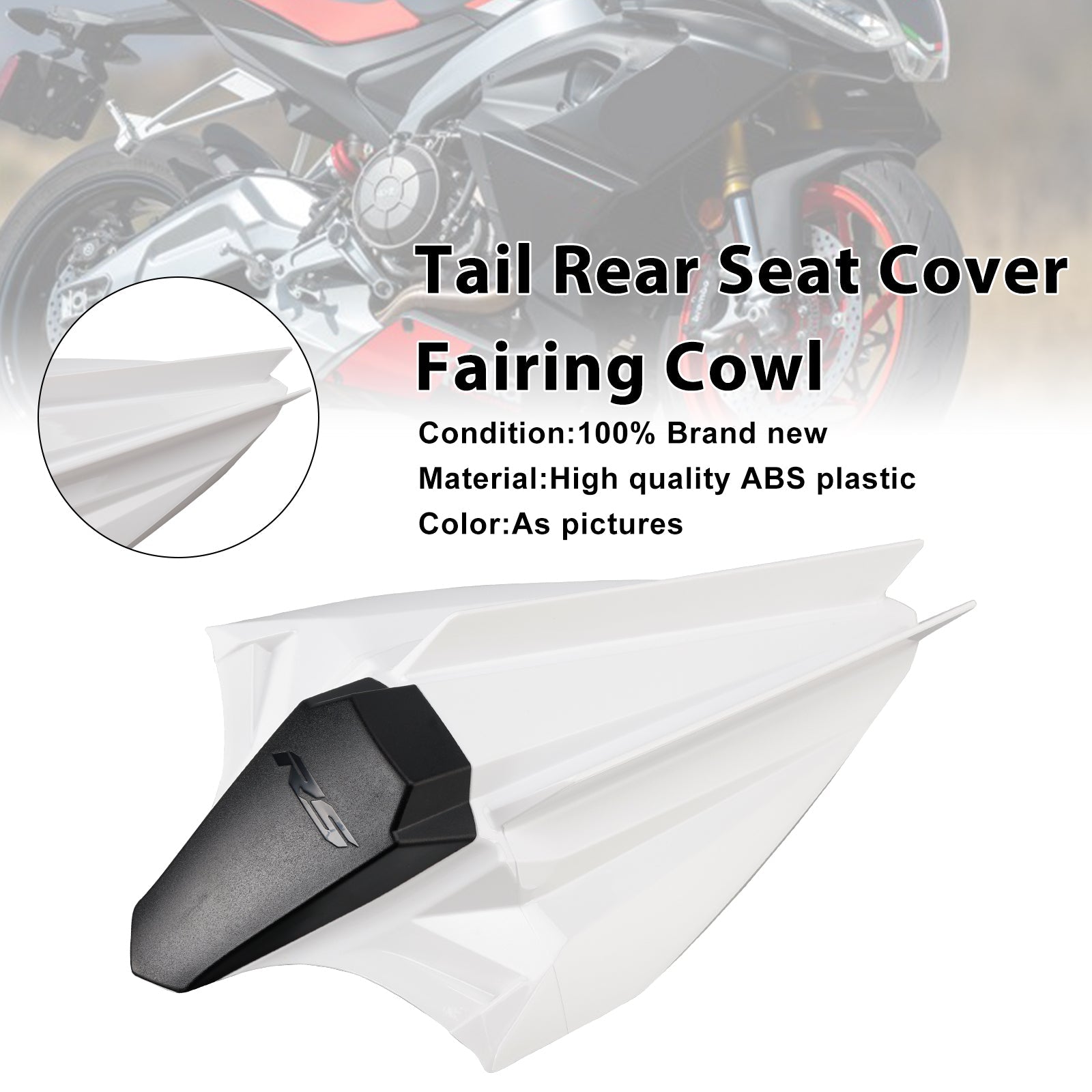 2020-2024 Aprilia RS660 Tuono 660 Rear Seat Cover Fairing Cowl Generic