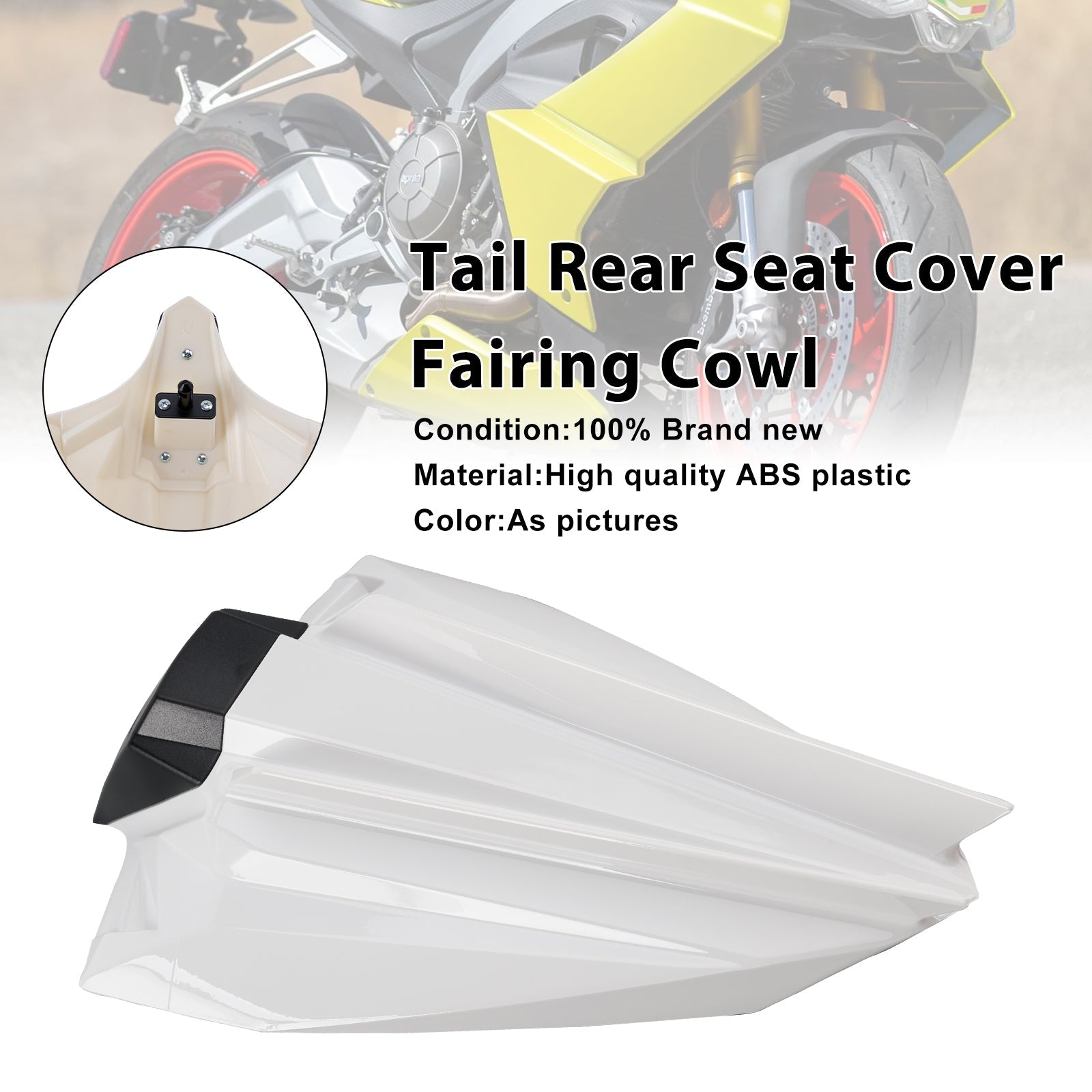 2020-2024 Aprilia RS660 Tuono 660 Rear Seat Cover Fairing Cowl Generic
