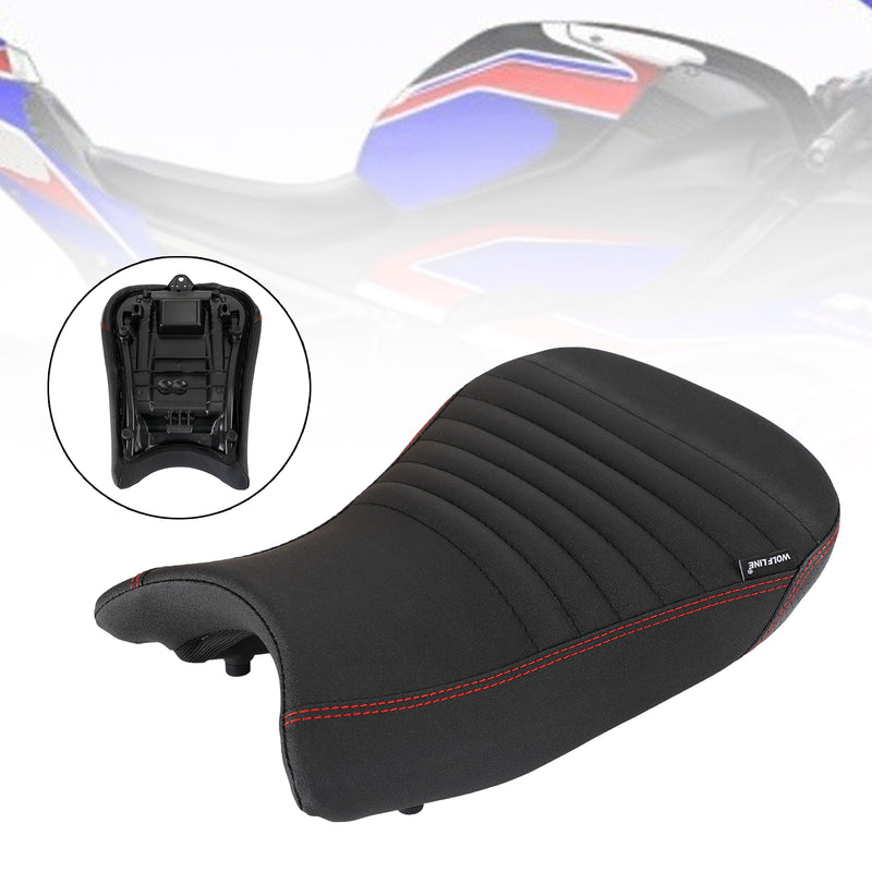 Bmw S1000Rr 2019-2022 2020 2021 Cojín Del Conductor Del Asiento Delantero Raider Pu Rojo