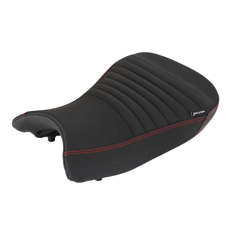 Bmw S1000Rr 2019-2022 2020 2021 Cojín Del Conductor Del Asiento Delantero Raider Pu Rojo