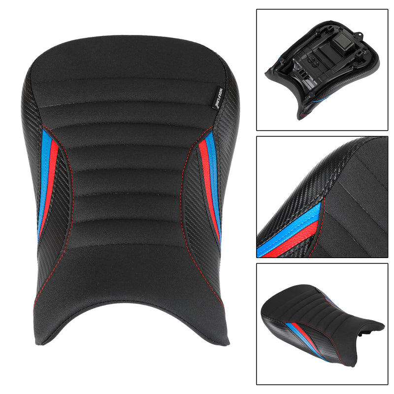 Bmw S1000Rr 2019-2022 2020 2021 Cojín Del Conductor Del Asiento Delantero Raider Pu Rojo