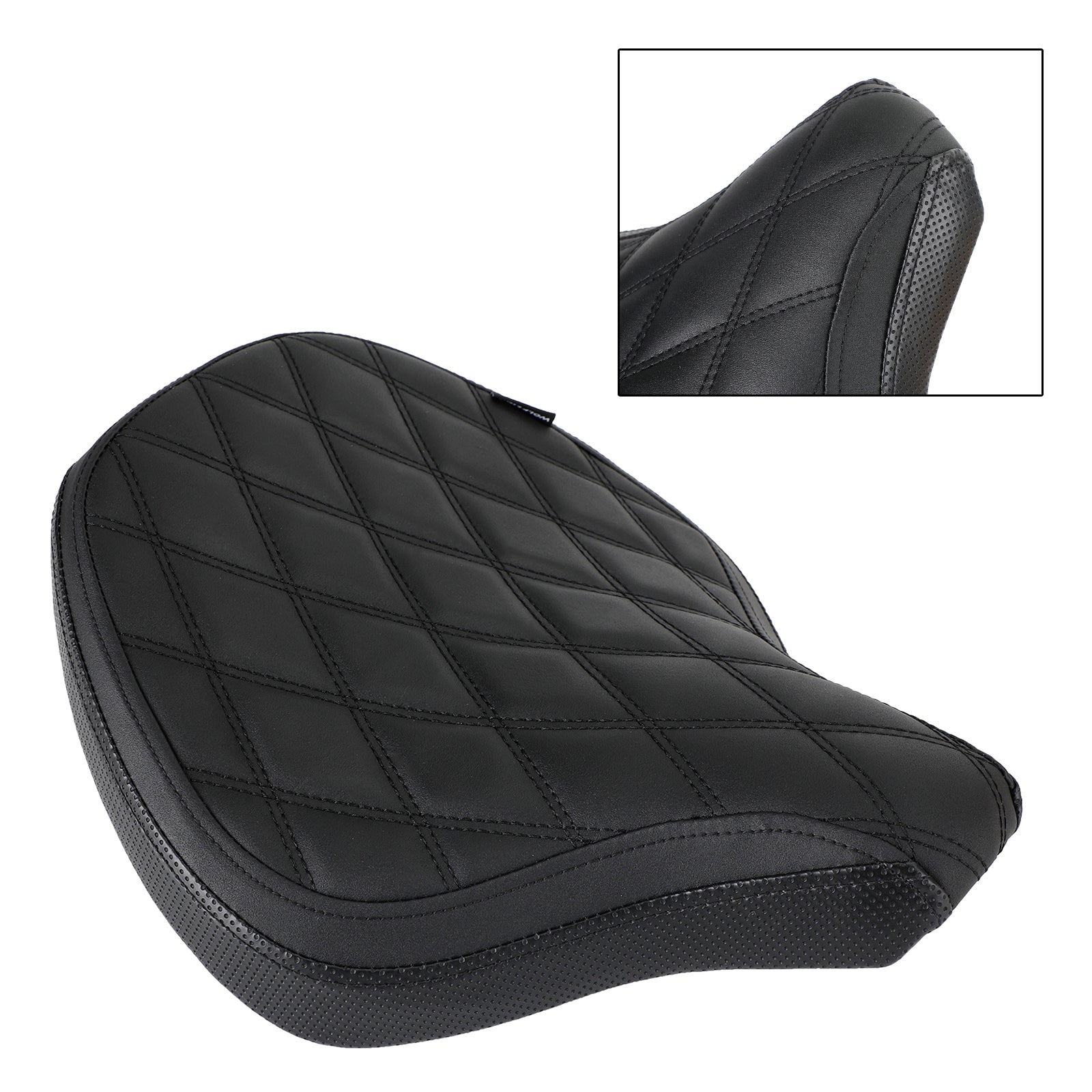 Front Driver Seat Raider Cushion Pu Diamond Black For Tr Bobber 17-22 2020 2021