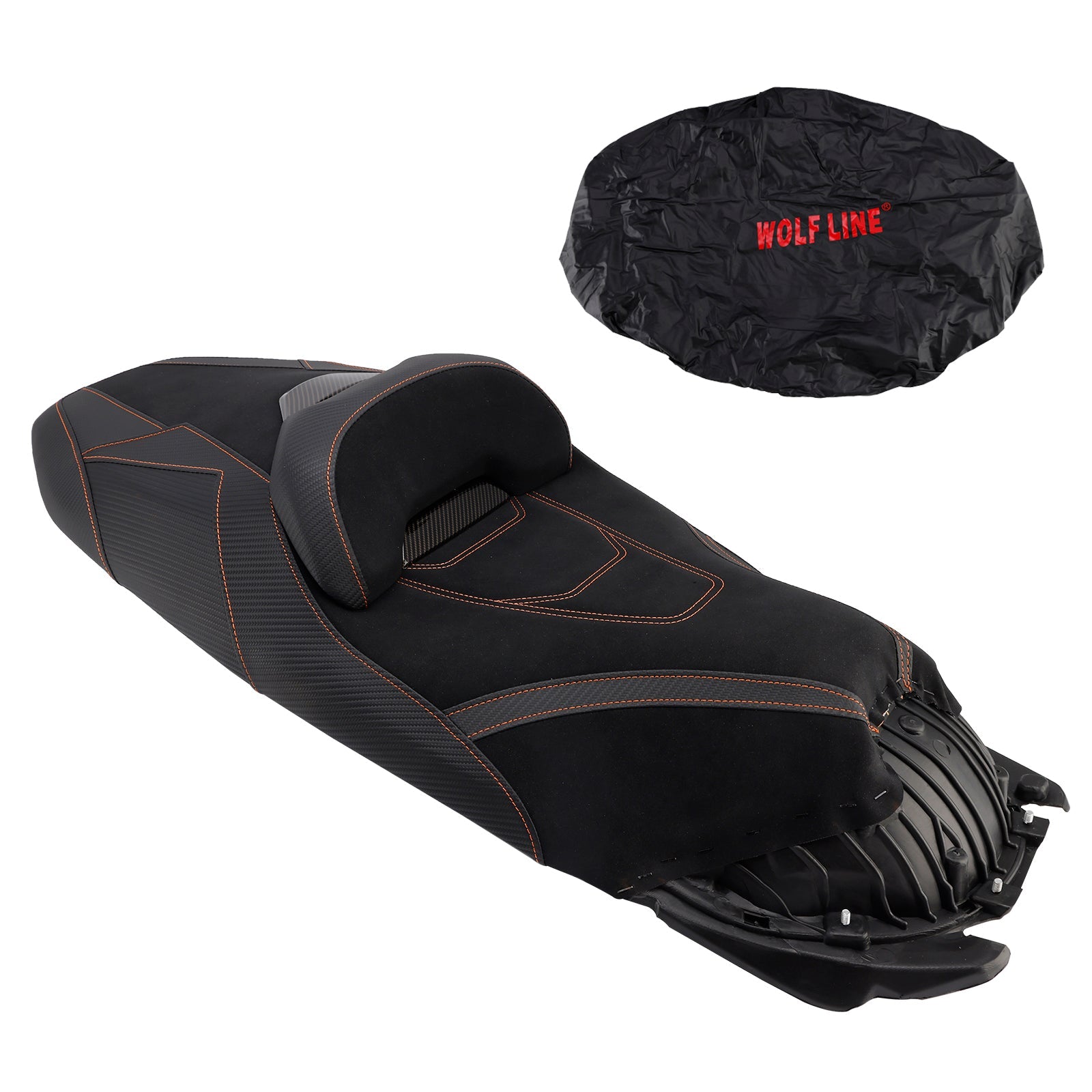 2022-2025 Honda Adv350 Adv 350 Rider Passenger Seat Complete Backrest Pad Orange